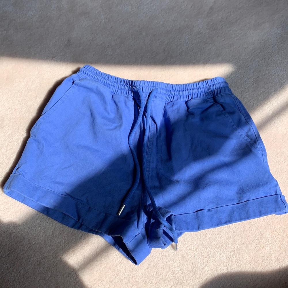 Blue shorts